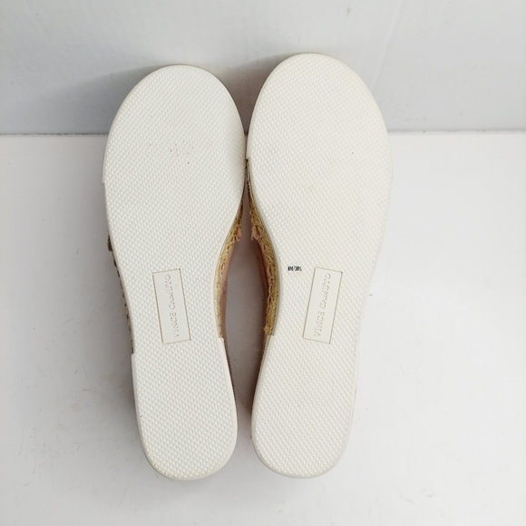 Vince Camuto Tambie Blush Pink Nubuck Leather Espadrille Slip-On Shoe Womens 8 M - Picture 12 of 12